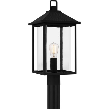 Quoizel Fletcher Outdoor Post 1 Light Earth Black. FTC9010EK